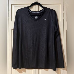 Champion Women’s Snake Print  Dark Long Sleeve Tee